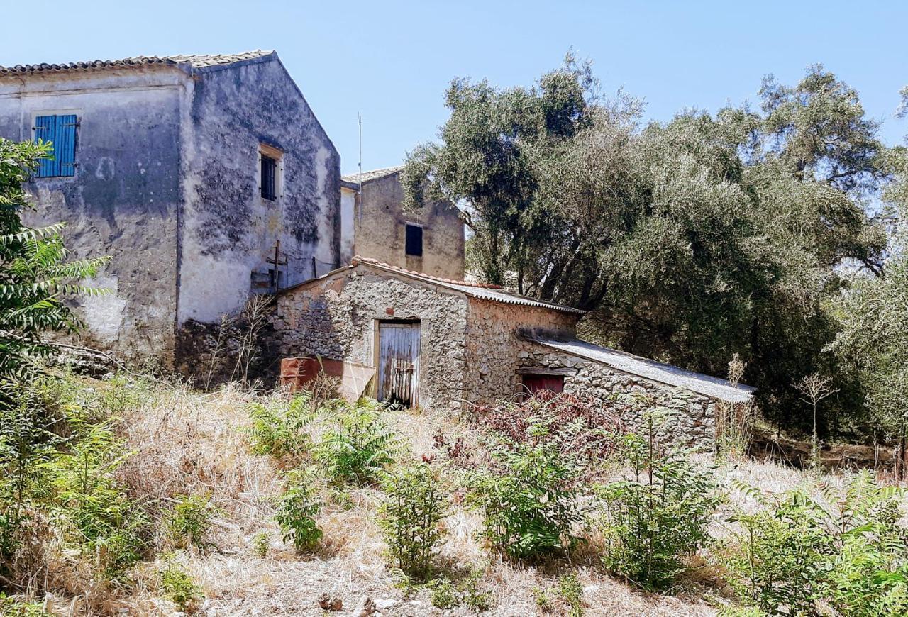 Villa Aspros - Traditionell, Ruhig Und Strandnah Liapades Buitenkant foto