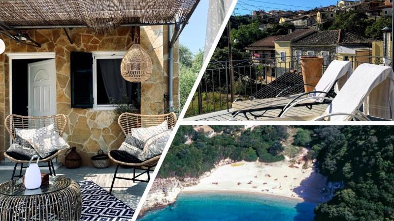 Villa Aspros - Traditionell, Ruhig Und Strandnah Liapades Buitenkant foto